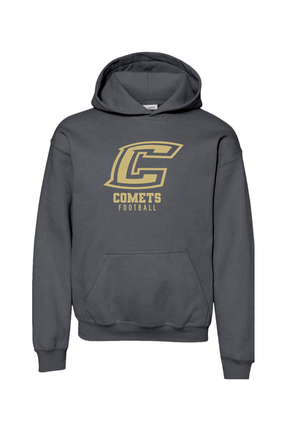 Comets Football DTF Youth Heavy Blend Hooded Sweatshirt