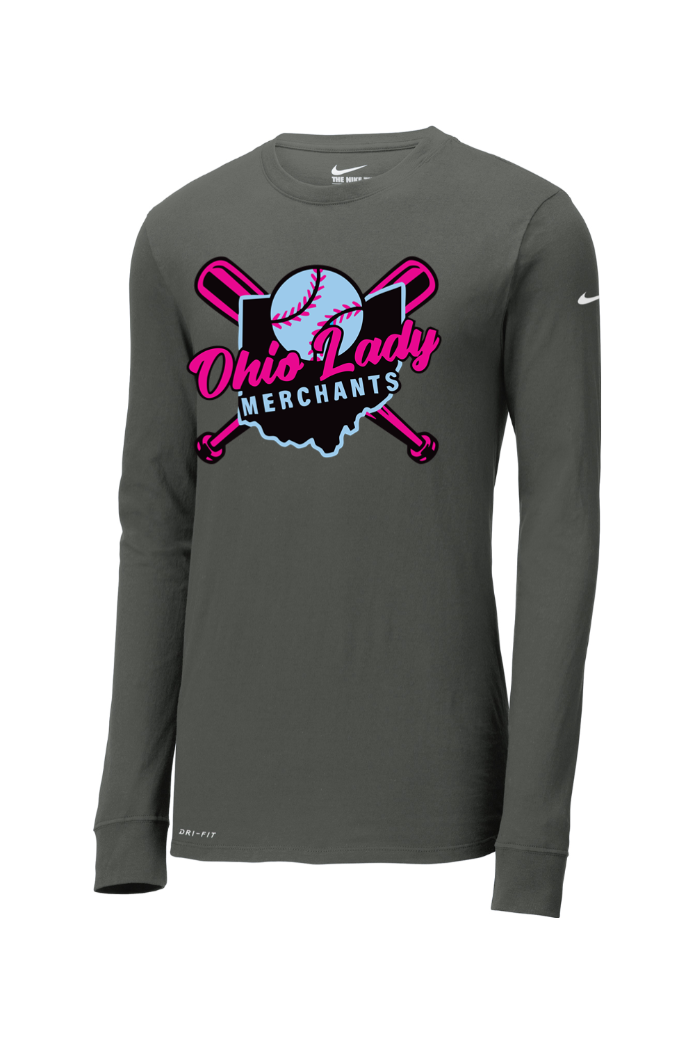 Ohio Lady Merchants Nike Dri-FIT Cotton/Poly Long Sleeve Tee