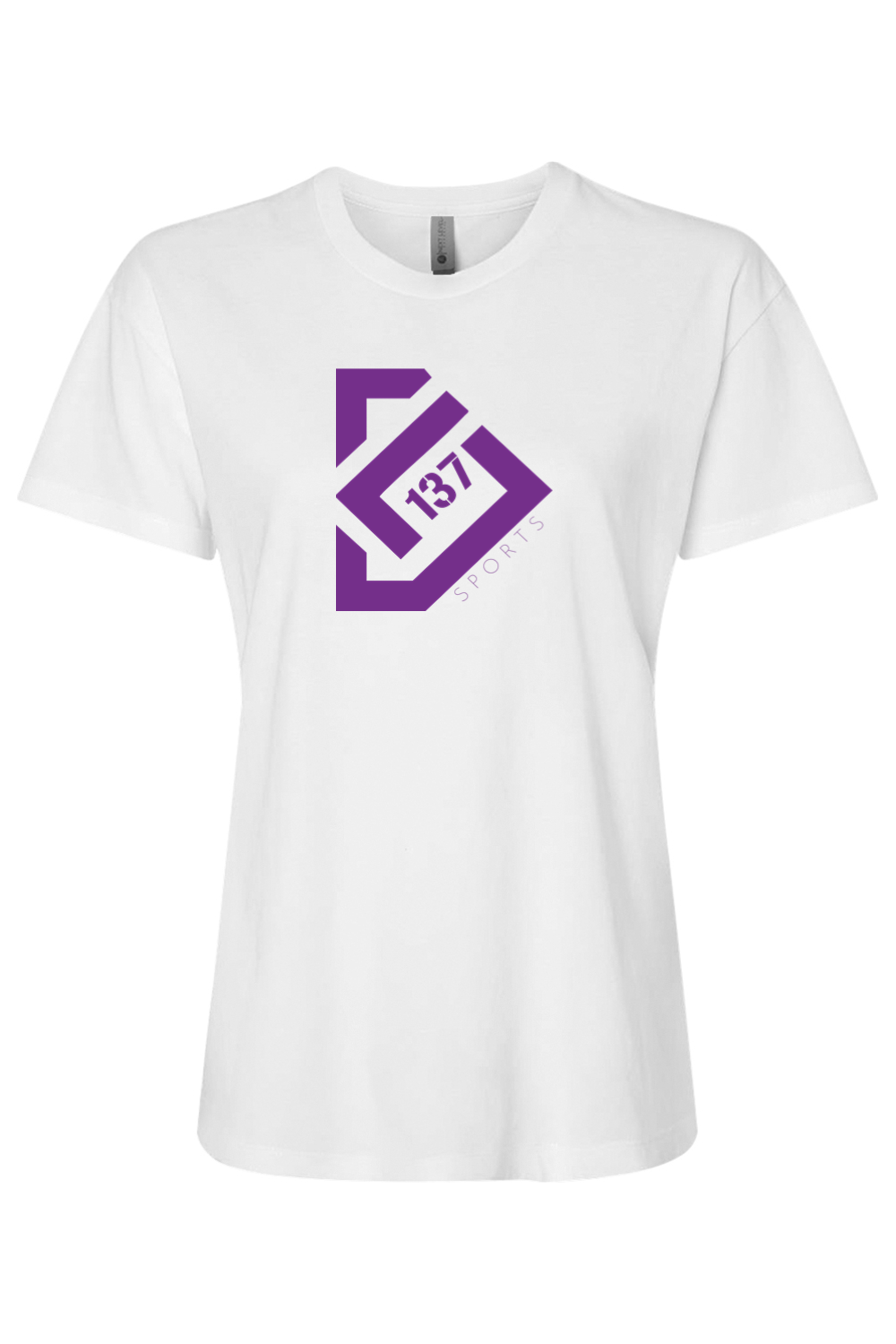 L137 Sports Women’s CVC Tee - Purple Logo