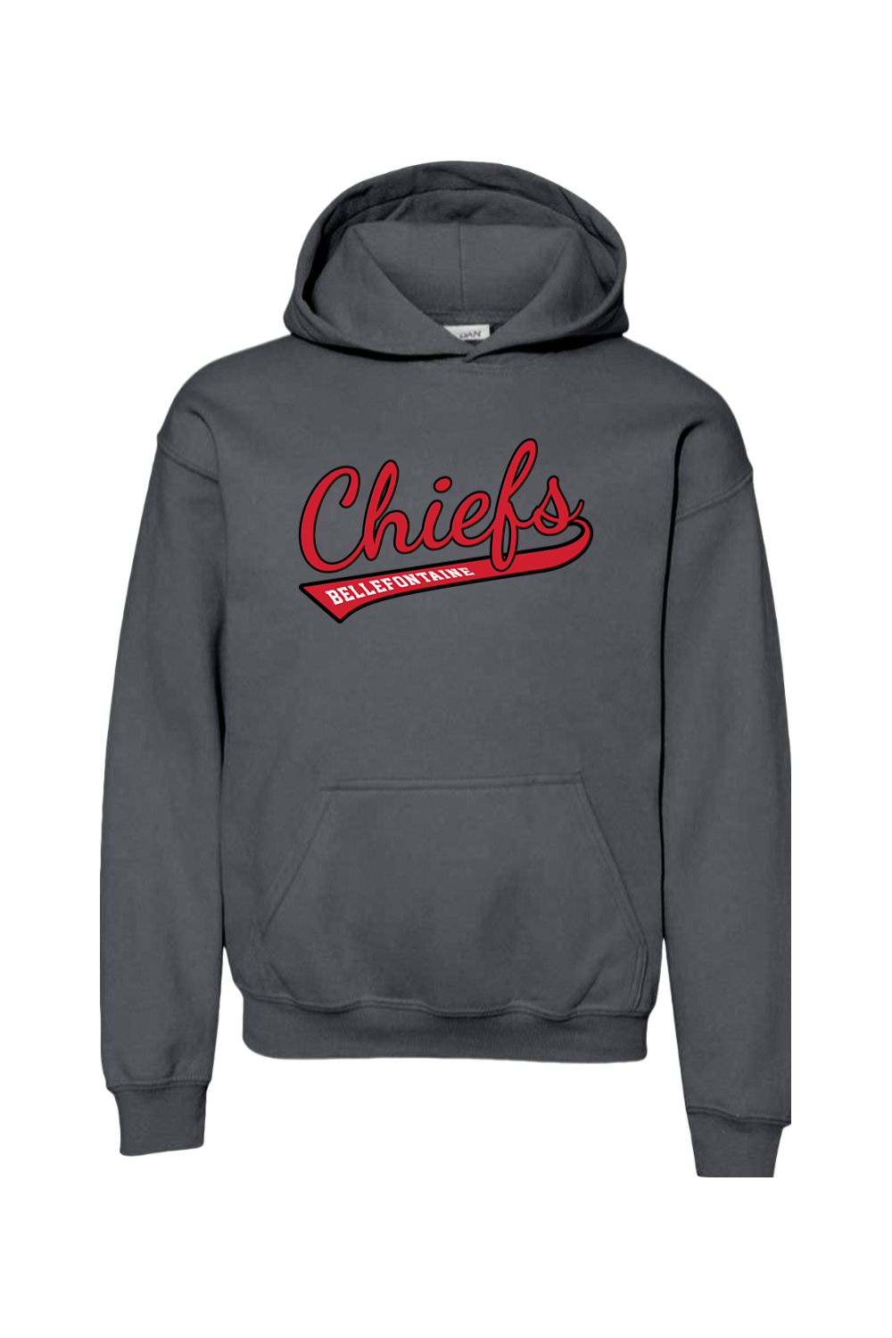Bellefontaine Chiefs Youth Heavy Blend Hooded Sweatshirt