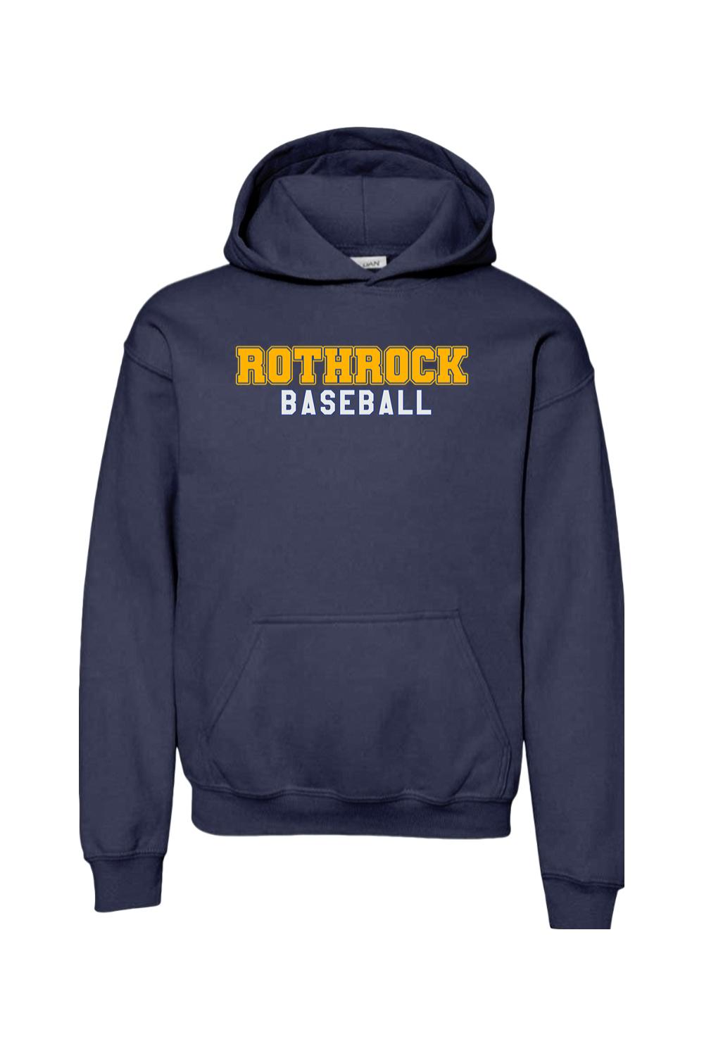 Rothrock Baseball Youth Heavy Blend Hooded Sweatshirt