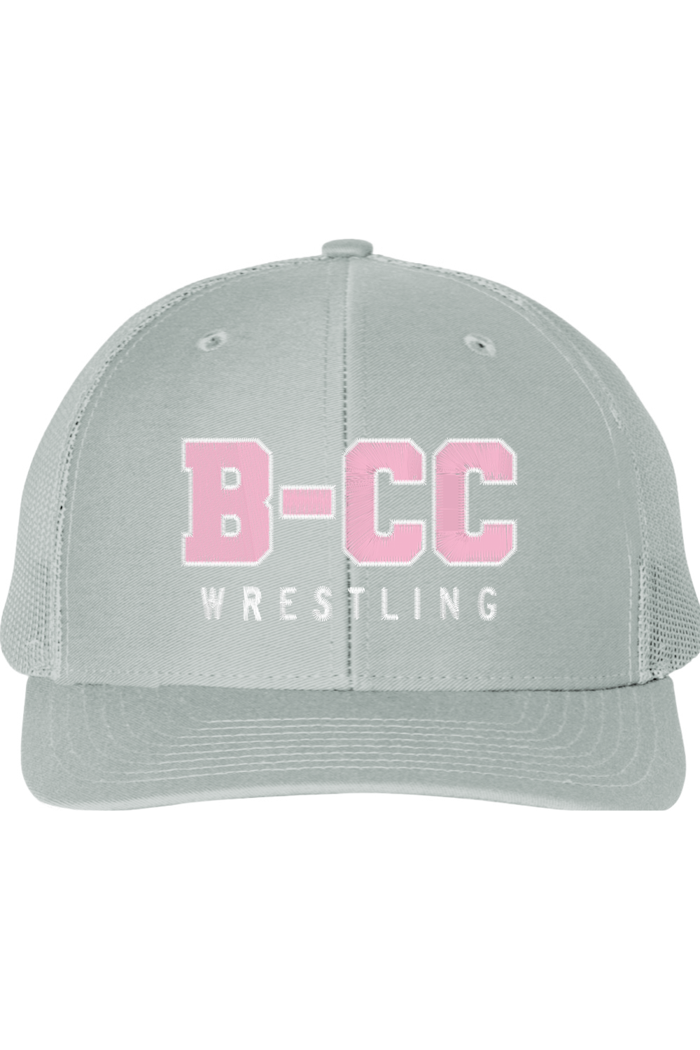 B-CC Wrestling Embroidery Snapback Trucker Cap