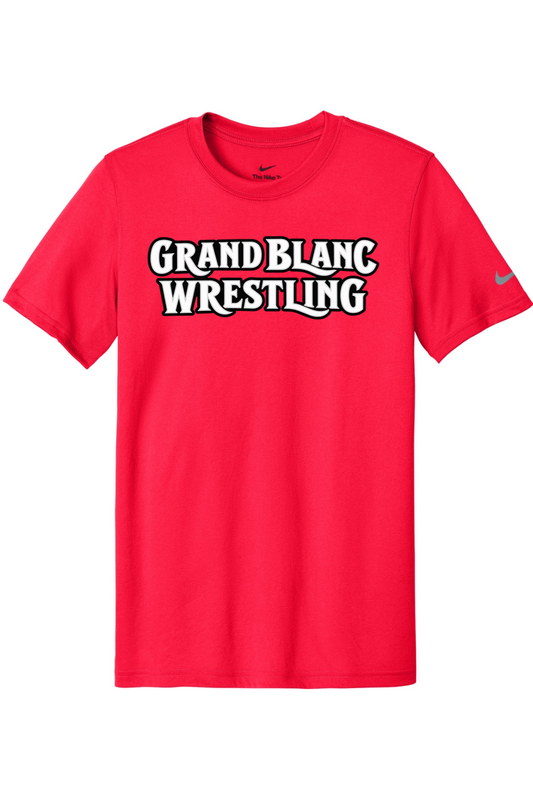 Grand Blanc Wrestling DTF Nike Swoosh Sleeve Legend Tee