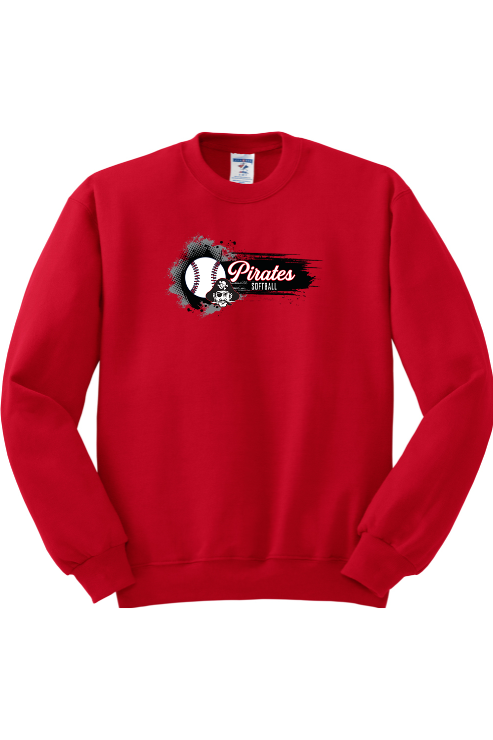 Cardington Pirates Softball DTF NuBlend Crewneck Sweatshirt