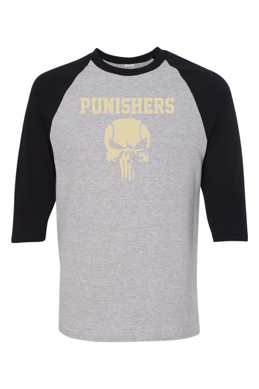 Gildan Heavy Cotton Raglan Three-Quarter Sleeve T-Shirt