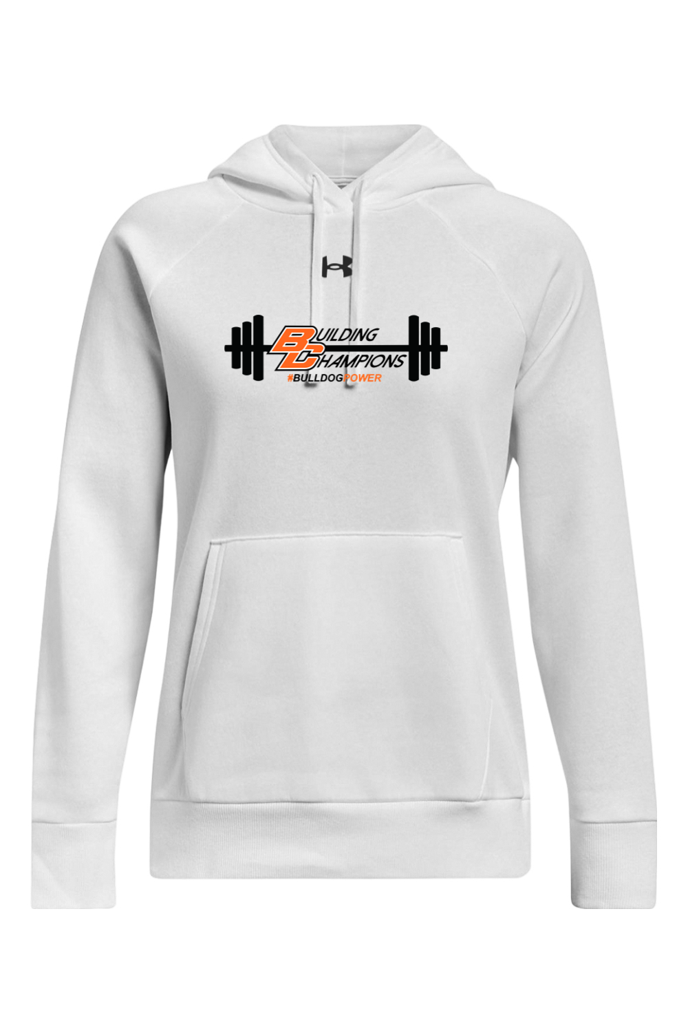 Bulldog Power DTF Under Armour Ladies' Rival Fleece Hooded Sweatshirt
