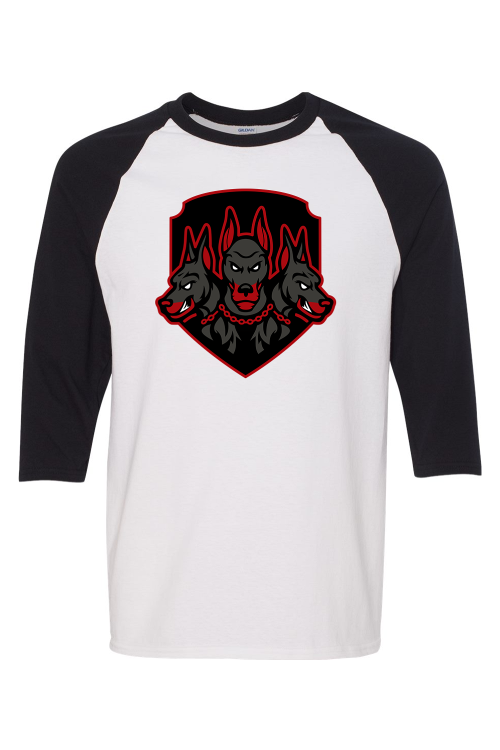 Crown Town Dawgs Three-Quarter Sleeve T-Shirt