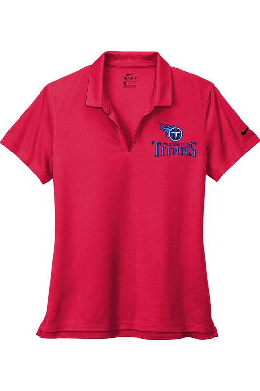 Weddington Titans Football DTF Nike Ladies Dri-FIT Micro Pique 2.0 Polo