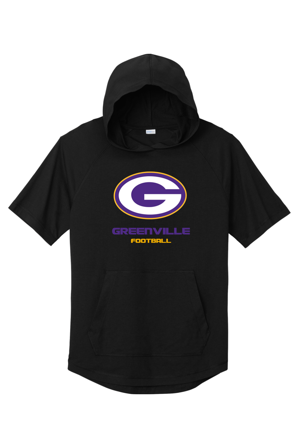 Greenville Football Short Sleeve Hoodie