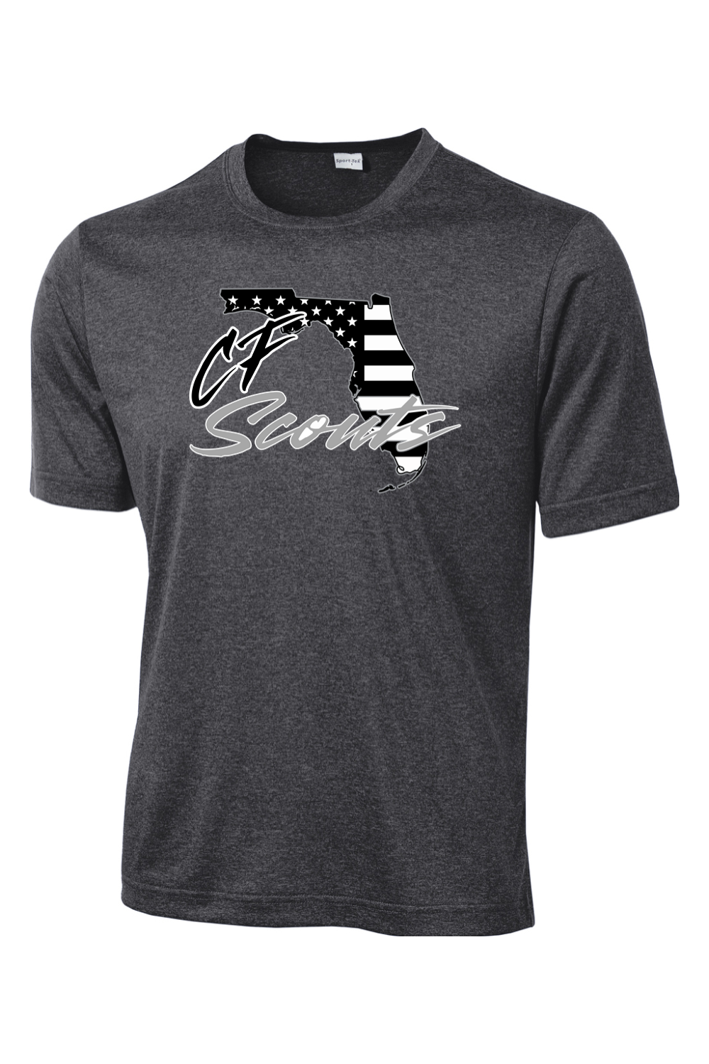 CF Scouts Baseball DTF Heather Contender Tee