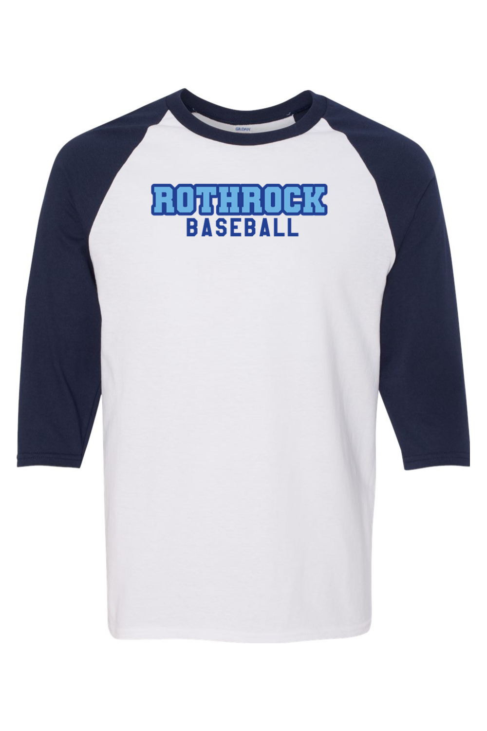 Rothrock Baseball Three-Quarter Sleeve T-Shirt