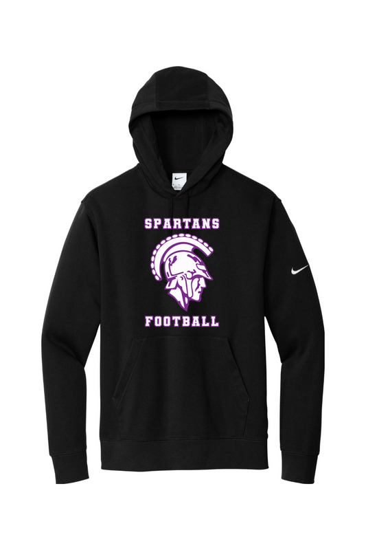 Spartans Football DTF Nike Club Fleece Sleeve Swoosh Pullover Hoodie