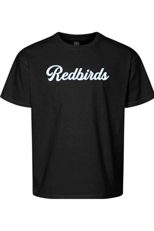Marion Redbirds Baseball DTF Youth Softstyle T-Shirt