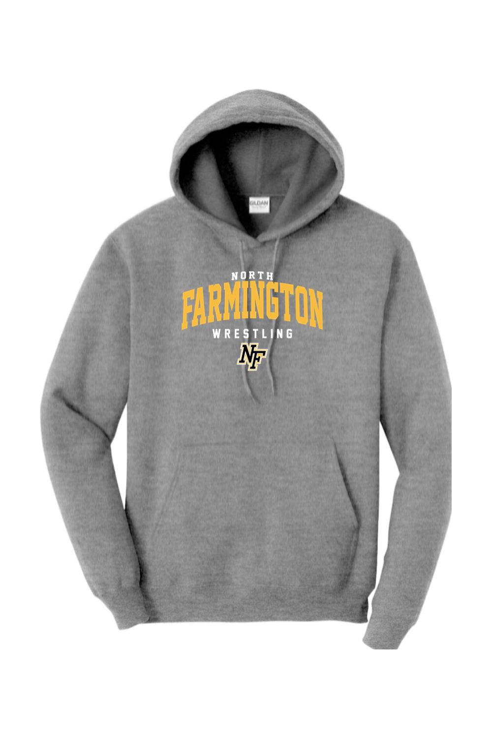 North Farmington Wrestling DTF Heavy Blend Hooded Sweatshirt