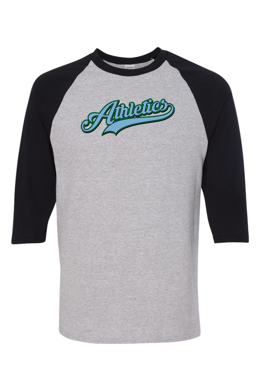 Gildan Heavy Cotton Raglan Three-Quarter Sleeve T-Shirt