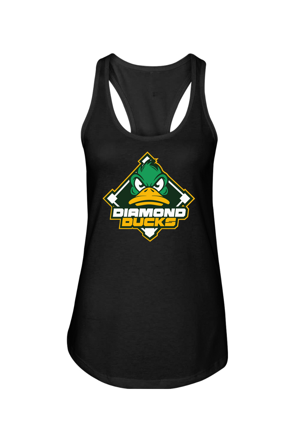 Diamond Ducks Ladies Racerback Tank