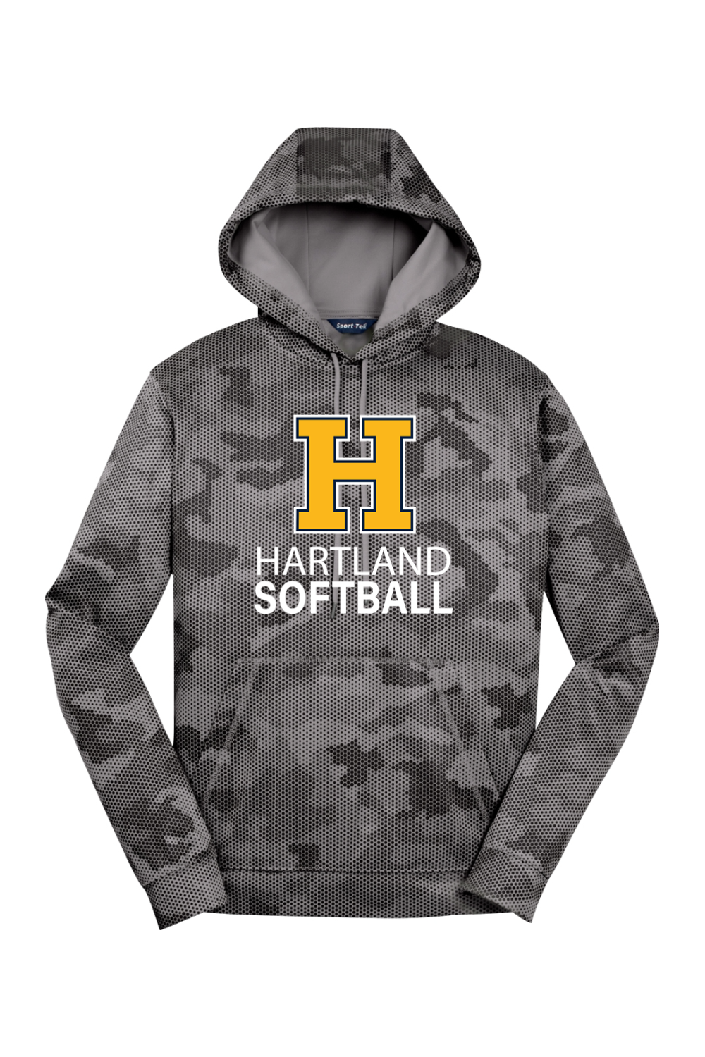Hartland Softball CamoHex Fleece Hooded Pullover