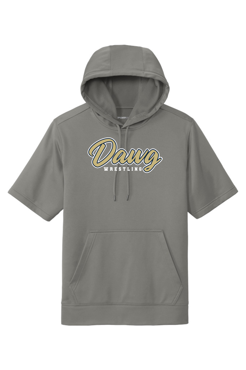Otsego Middle School Wrestling DTF Sport-Wick Fleece Short Sleeve Hooded Pullover