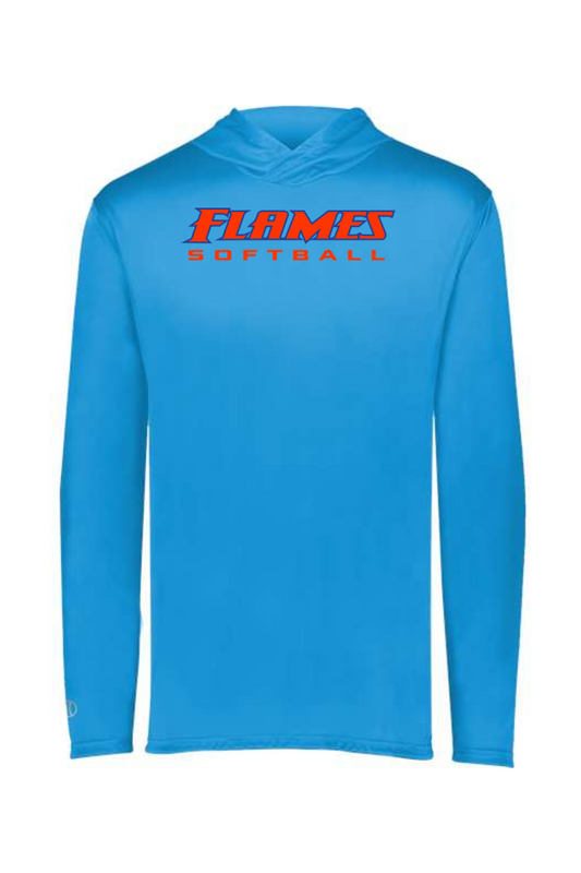 Flames MI Softball DTF Momentum Hooded Long Sleeve T-Shirt