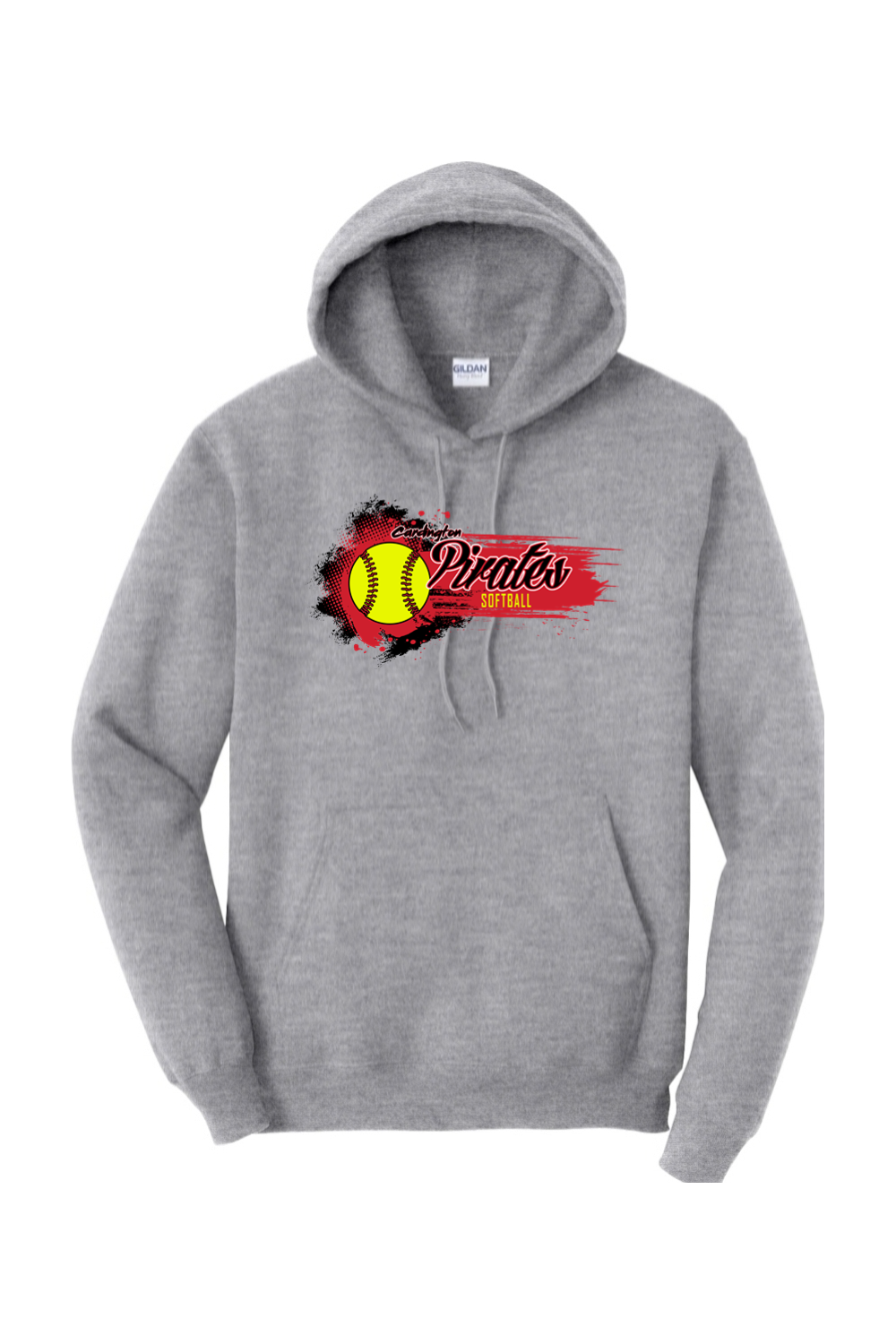 Cardington Pirates Softball DTF Heavy Blend Hooded Sweatshirt