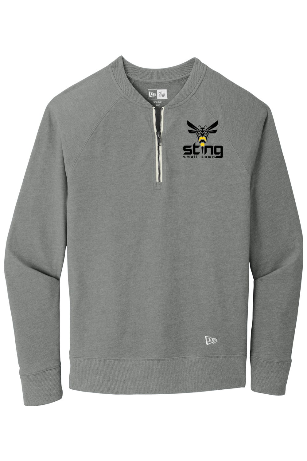 Sting Baseball Sueded Cotton Blend 1/4-Zip Pullover