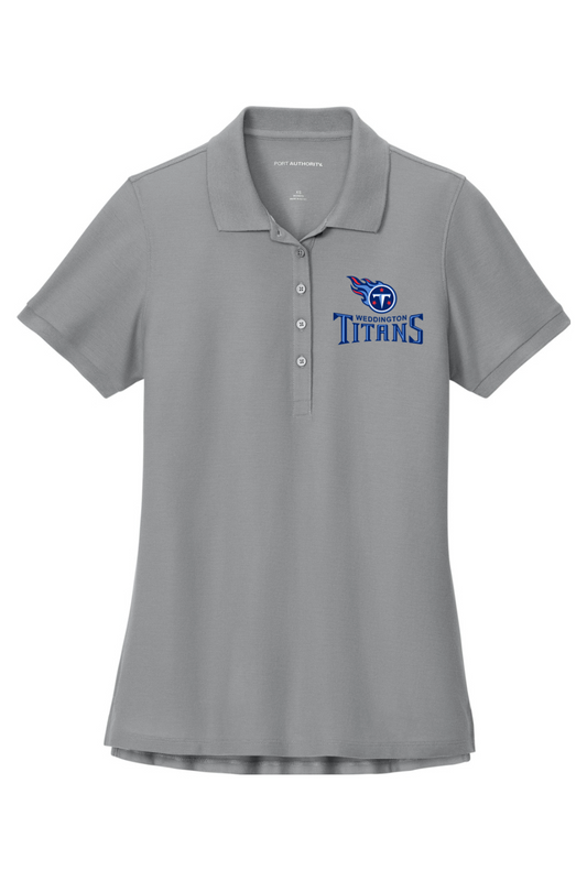 Weddington Titans Football DTF Women's Wearever Signature Pique Polo