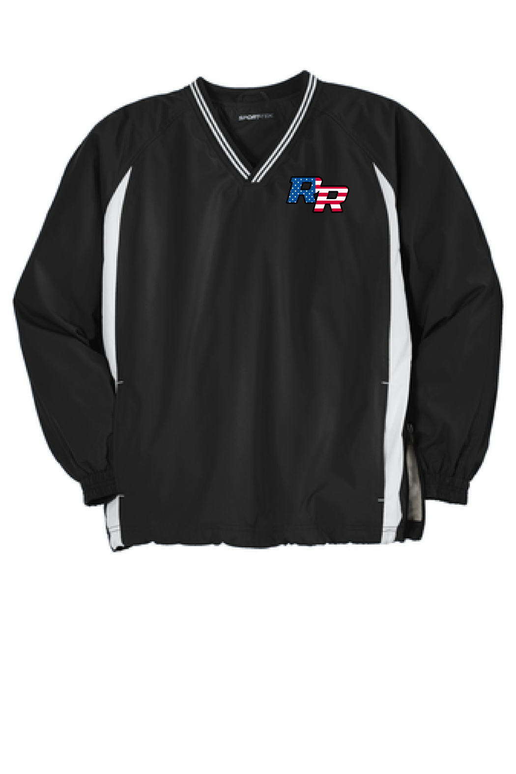 Richmond Royals 10U Tipped V-Neck Raglan Wind Shirt