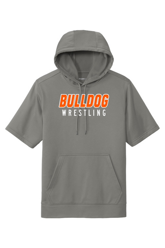 BC Boys Youth Wrestling DTF Sport-Wick Fleece Short Sleeve Hooded Pullover