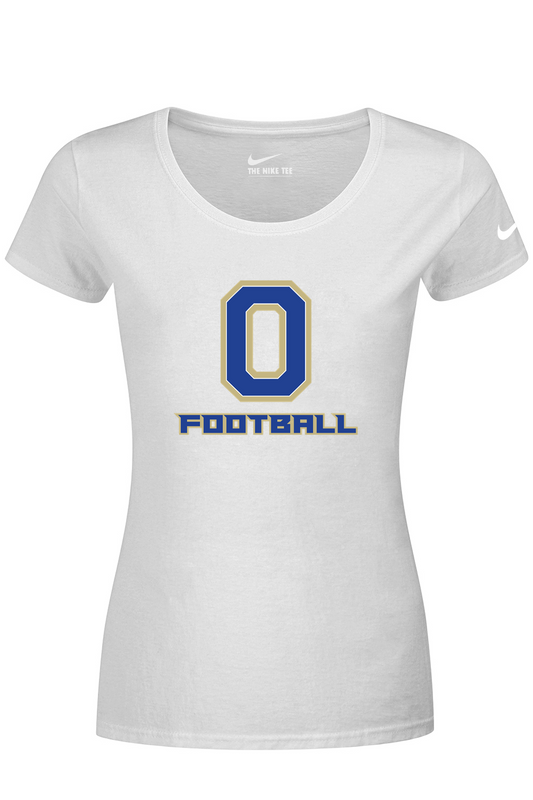 Onekama Portagers Football Nike Ladies Dri-FIT Cotton/Poly Scoop Neck Tee