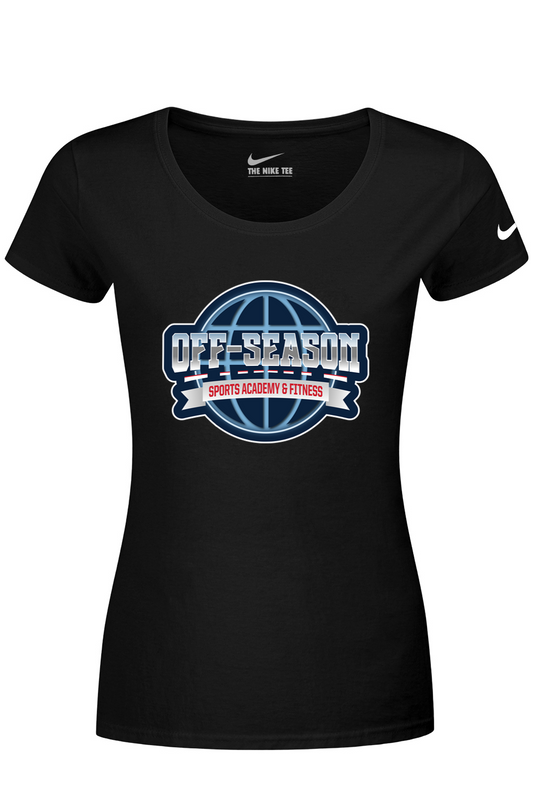 Sports Academy Softball Nike Ladies Dri-FIT Cotton/Poly Scoop Neck Tee