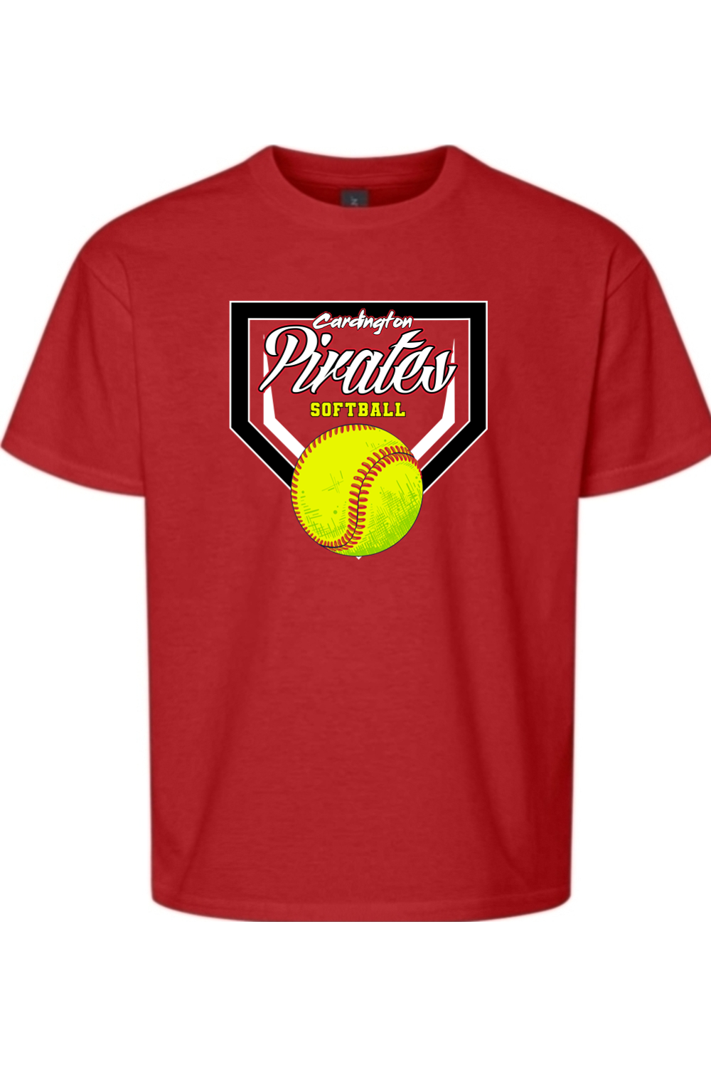 Cardington Pirates Softball DTF Youth Softstyle T-Shirt