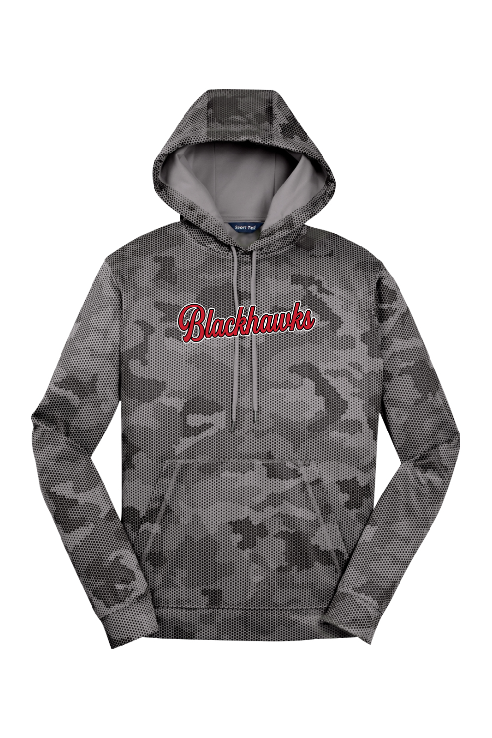Sport-Tek Sport-Wick CamoHex Fleece Hooded Pullover