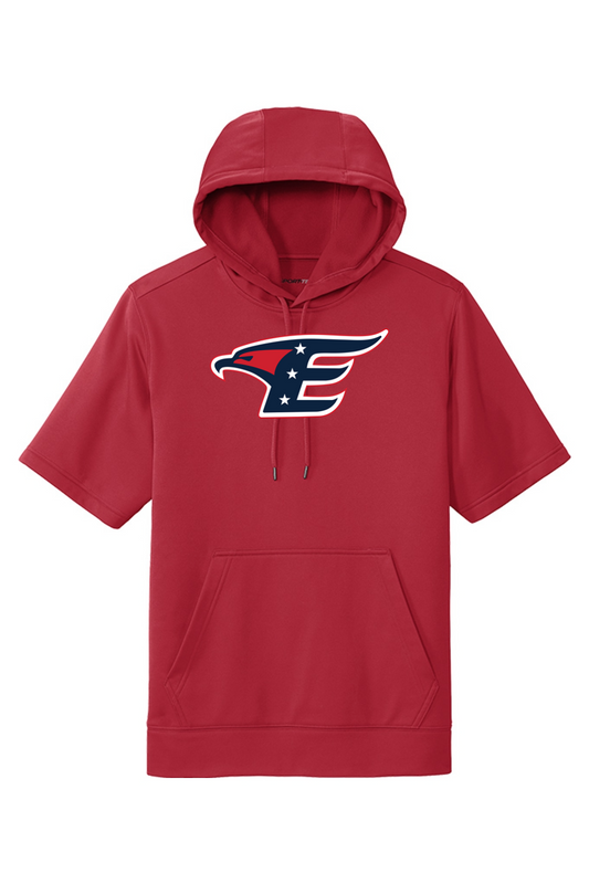 Watervliet Eagles Baseball DTF Fleece Short Sleeve Hooded Pullover