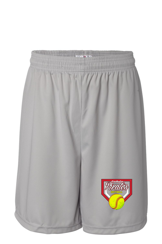 Cardington Pirates Softball DTF 7 Inch Short