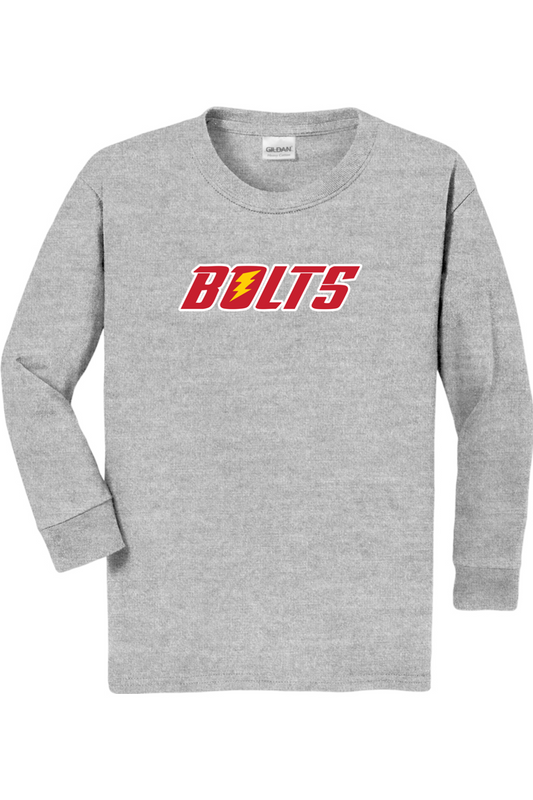 Youth Gildan Heavy Cotton 100% Cotton Long Sleeve T-Shirt