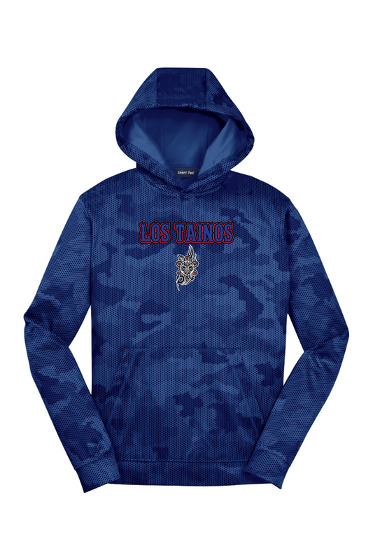 Los Tainos Youth Sport-Wick CamoHex Fleece Hooded Pullover