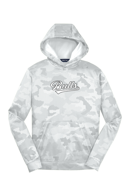 Youth Sport-Tek Sport-Wick CamoHex Fleece Hooded Pullover