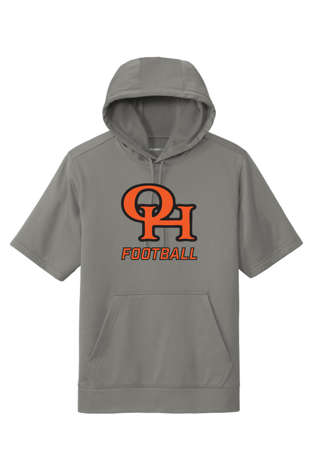 Sport-Tek Sport-Wick Fleece Short Sleeve Hooded Pullover