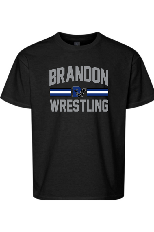 Brandon MS Wrestling DTF Youth Softstyle T-Shirt