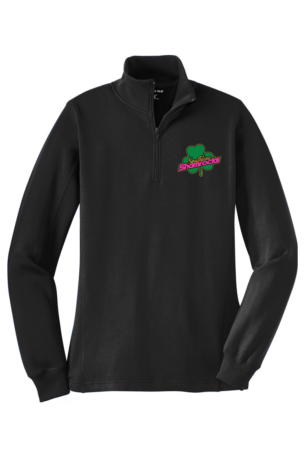Shamrocks Softball Ladies 1/4-Zip Sweatshirt