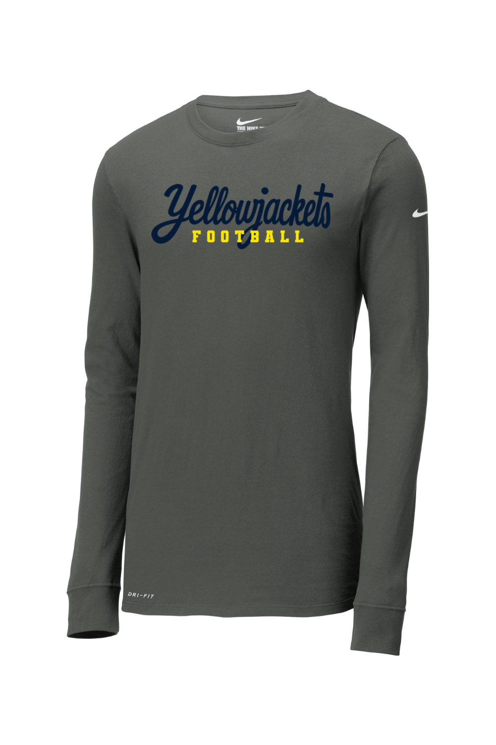 Memphis Football DTF Nike Dri-FIT Cotton/Poly Long Sleeve Tee