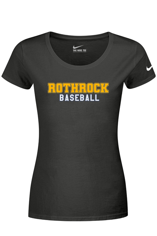 Rothrock Baseball Nike Ladies Dri-FIT Cotton/Poly Scoop Neck Tee