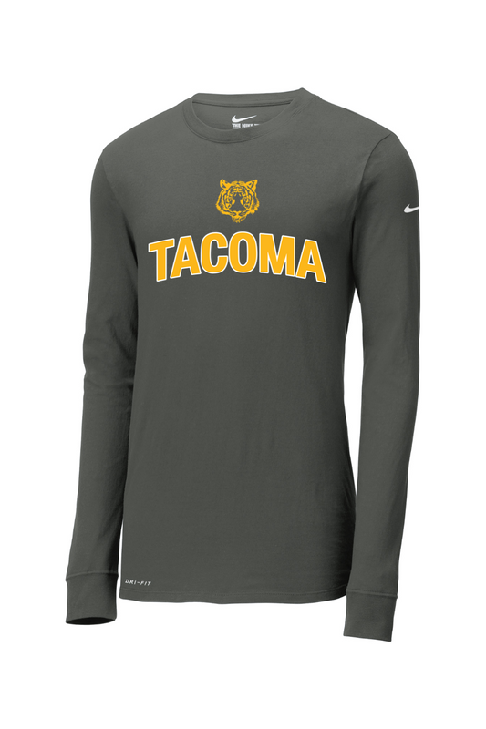 Tacoma Tigers Basketball DTF Nike Dri-FIT Cotton/Poly Long Sleeve Tee