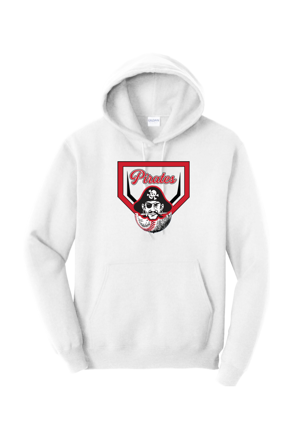 Cardington Pirates Softball DTF Blend Hooded Sweatshirt