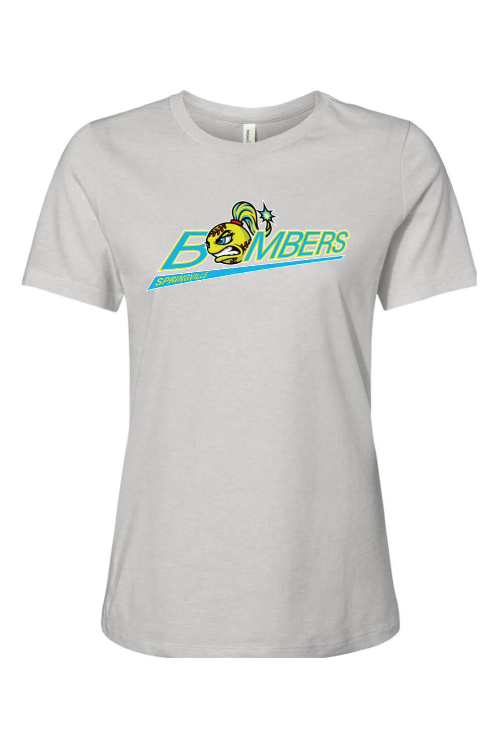 Springville Bombers Women’s Relaxed Jersey Short Sleeve Tee
