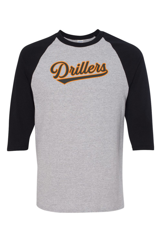 Gildan Heavy Cotton Raglan Three-Quarter Sleeve T-Shirt