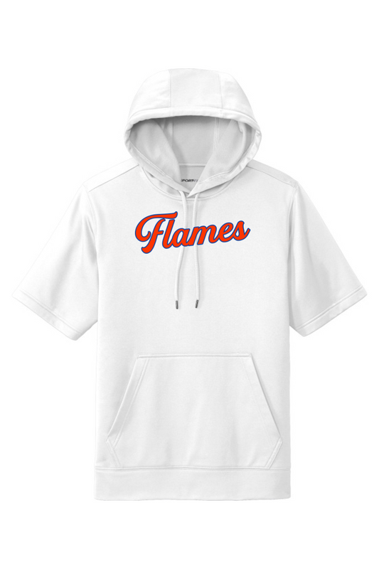 Flames MI Team DTF Short Sleeve Hooded Pullover