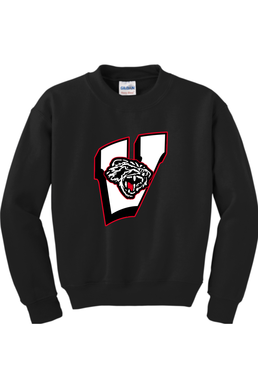 Vestaburg Football DTF Youth Heavy Blend Crewneck Sweatshirt