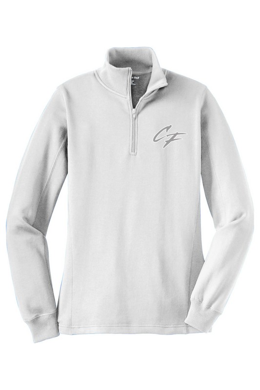 CF Scouts Baseball DTF Ladies 1/4-Zip Sweatshirt