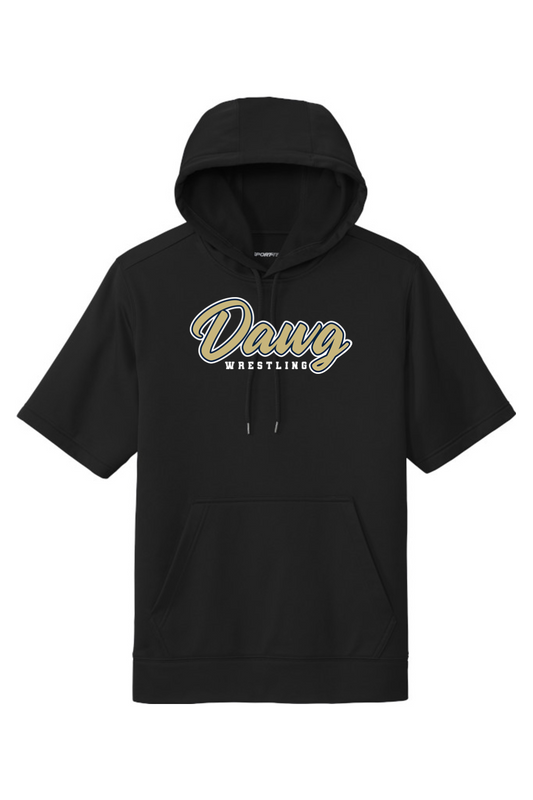 Otsego Middle School Wrestling DTF Sport-Wick Fleece Short Sleeve Hooded Pullover